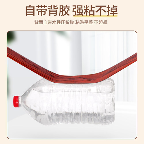 门框包边贴门套翻新木纹贴纸自粘仿木木门破损修补遮丑装饰边框条 - 图3