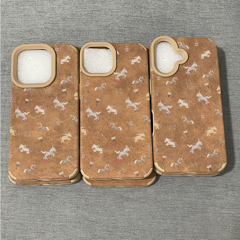 秋冬美拉德乐园小马适用苹果17promax手机壳iphone16新款华为mate70pro阶梯全包贴皮荣耀300vivoX200小米15软,淘宝优惠券,粉丝福利购,淘宝优惠卷