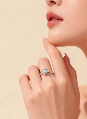 结婚戒指一对仿真对戒