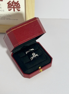 一克拉钻戒结婚女戒指婚礼仪式用