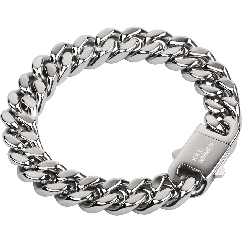 不掉色钛钢手链古巴男士高级感项链 KILLWMMER手链