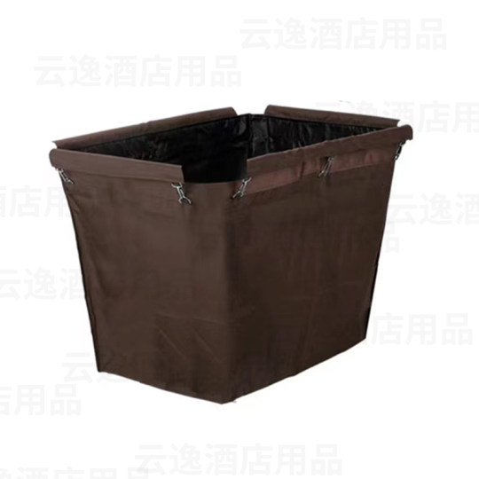 酒店宾馆客房布草车袋手推车清洁车脏布草回收车长方形锥形布草袋