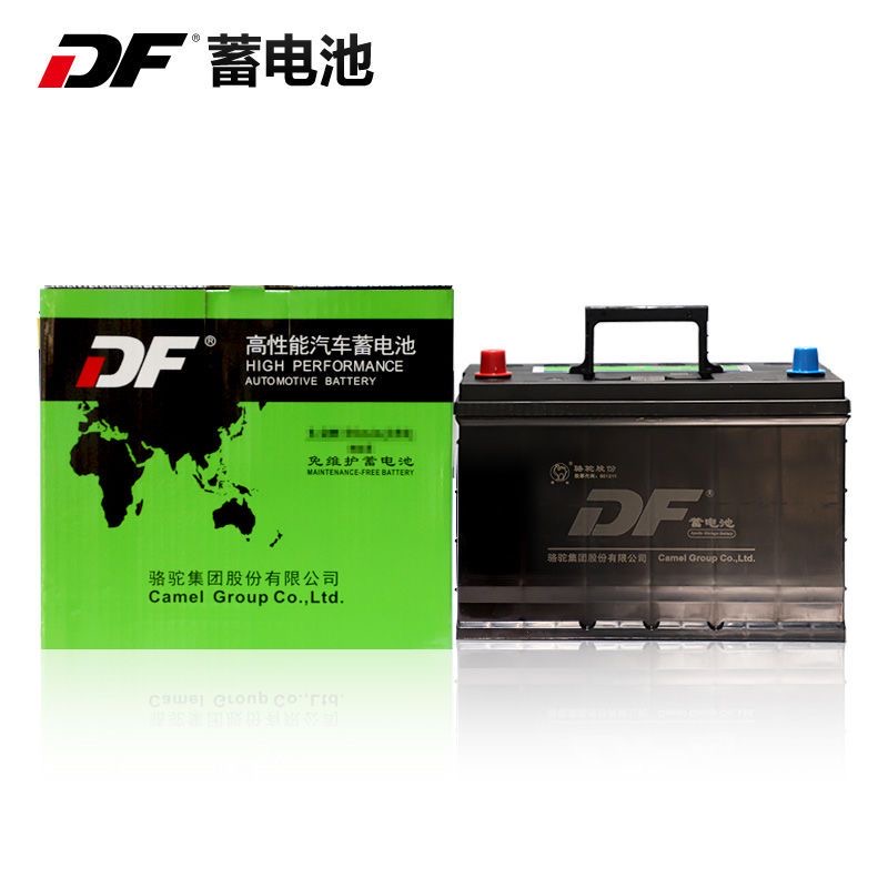 骆驼牌天鹅DF蓄电池汽车电瓶12V60AH适配大众朗逸桑塔纳别克英朗 - 图2