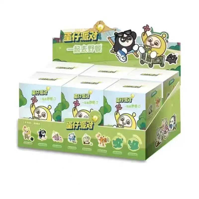 蛋仔派对手办蛋仔派对一起野餐系列盲盒手办玩具创意公仔桌面摆件女孩礼物潮玩