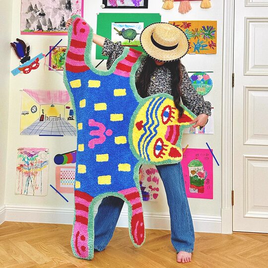 一铺家就超好看】双虫人格原创《剧场怪诞》歪头猫猫虫多巴胺地毯