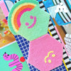 Say goodbye to the worry of conflicting styles. Hexagonal carpets can be put together at will. Original for bedroom and living room <Double Insect Personality>