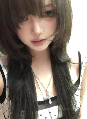 y2k辣妹粉色镶钻十字架项链