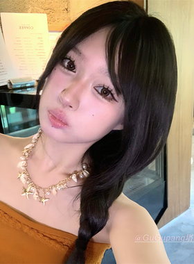 夏日沙滩海星海螺项链