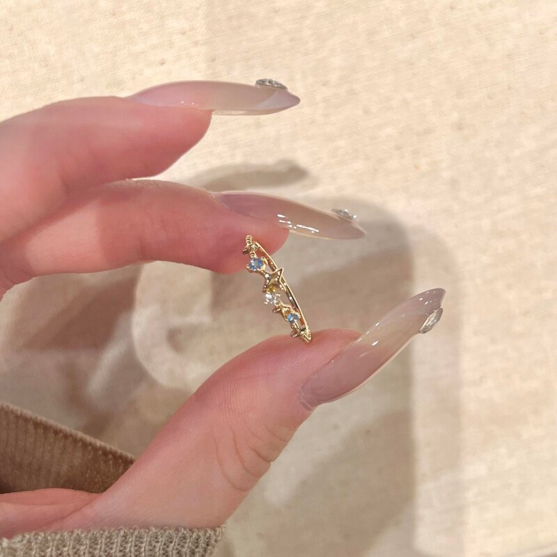 Vintage Gold Fantasy Star Ring