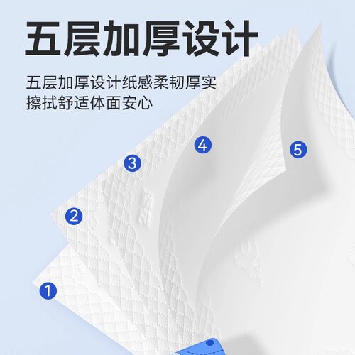 漫花纸巾大包加厚原木抽纸家用面巾纸整箱实惠装擦手纸囤货优选纸 - 图1