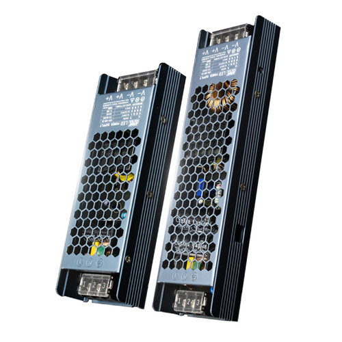 超薄明纬220V转12V低压24V灯带变压器LED线性灯条灯箱专用转换器 - 图3