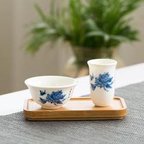 Xi Win Purple Sand Smelling Cup Jade White Porcelain Smelling Cup Suit Single Cup Kongfu Tea Art Accessories Tea Art Accessories Cup of tea