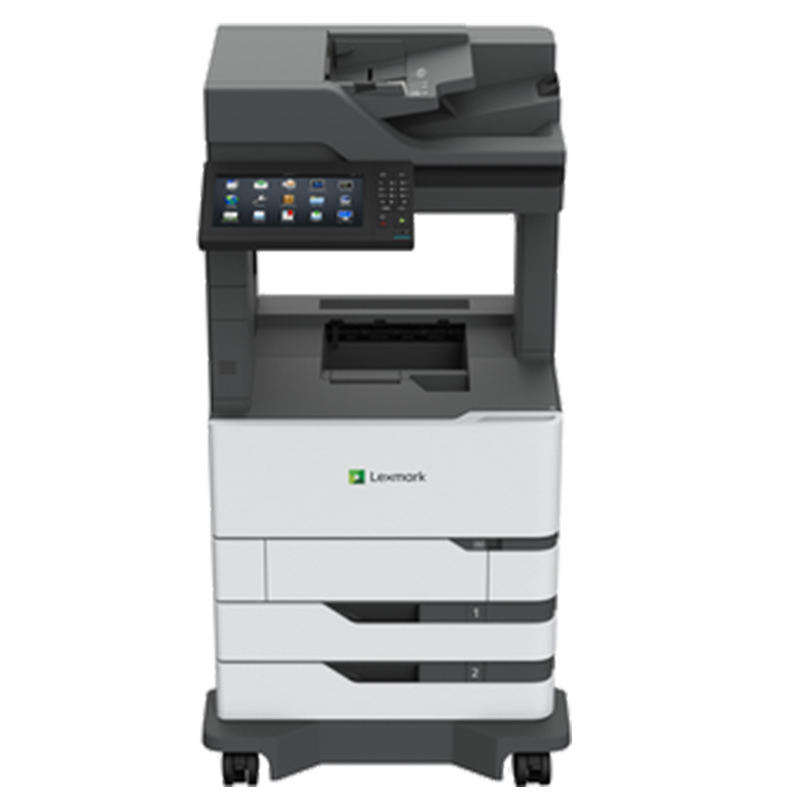 利盟 Lexmark MX822ade黑白激光打印机A4多功能一体机打印复印扫描传真机办公商用 双纸盒 55页 - 图0