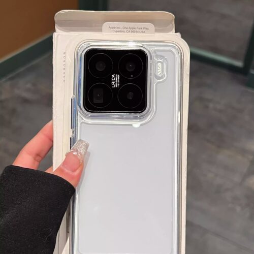 高级高清透明亚克力不发黄适用小米15手机壳13T太空壳Civi3/4pro红米K80/K70至尊版K60/50硬note12T/14pro+套 - 图1