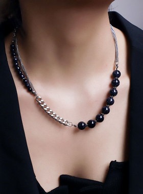 宝石男女通用串珠新中式项链新款
