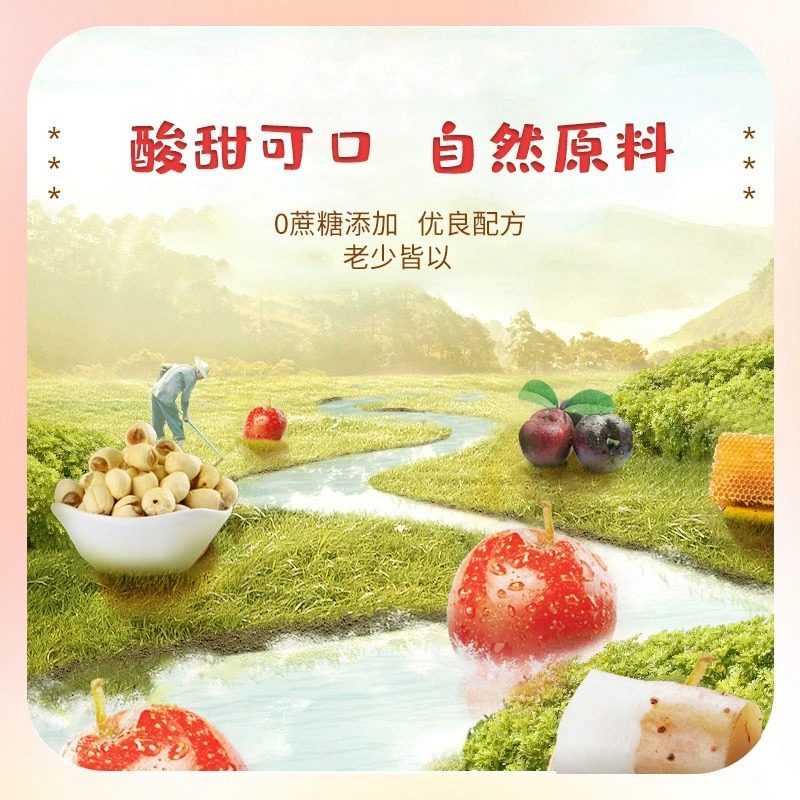 江中山楂鸡内金莲子山药软糖山楂片官方旗舰店牌脾胃儿童咀嚼片B,淘宝优惠券,粉丝福利购,淘宝优惠卷