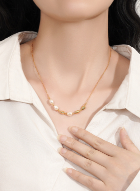 EOLO小金豆珍珠项链女精致