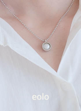 EOLO一杯珍珠项链天然淡水