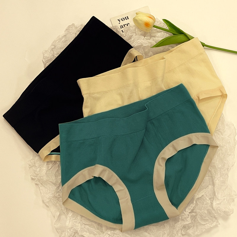 女士纯棉裆抗菌无痕舒适学生内裤 闪妖女三角裤