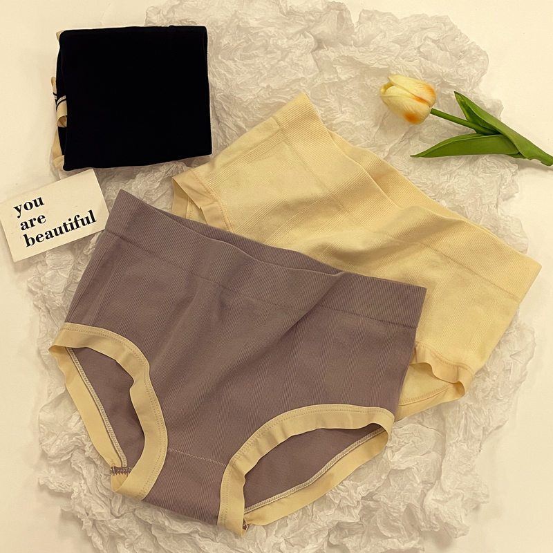 女士纯棉裆抗菌无痕舒适学生内裤 闪妖女三角裤