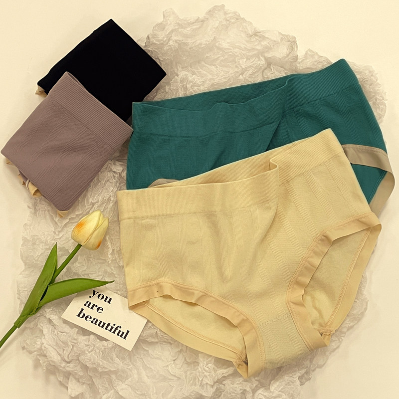 女士纯棉裆抗菌无痕舒适学生内裤 闪妖女三角裤