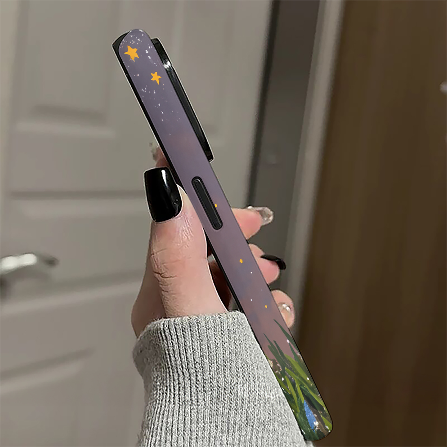 适用苹果16promax手机壳苹果15pro新款iPhone13简约iP17pro女14/12卡通11防摔8套7plus可爱xsmax星星人e菲林x - 图3