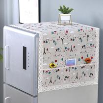 cotton linen fridge towel fridge dust cover single door open double door double door refrigerator lid cloth containing hood drum washing machine hood