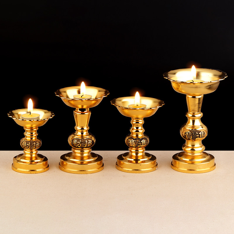 烛台复古摆件中式香炉蜡台蜡复古器具家用合金一对供奉传统,淘宝优惠券,粉丝福利购,淘宝优惠卷