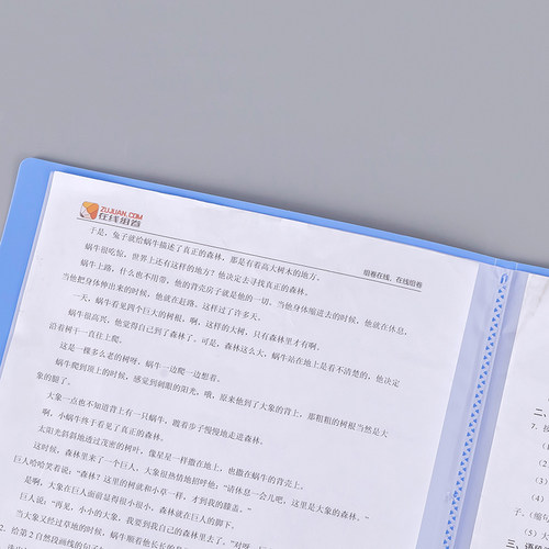 文件夹试卷收纳夹透明插页夹A4收纳整理夹乐谱夹办公用品资料夹透明多层插页袋学生用活页试卷夹文件收纳册厚 - 图2