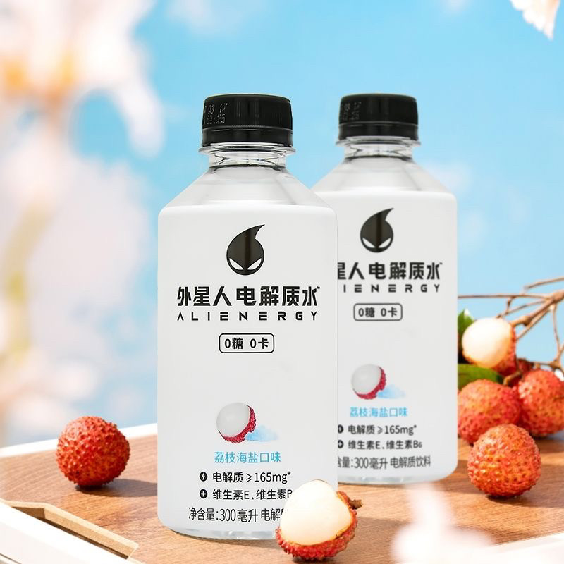 外星人电解质水300ml*6瓶无糖饮料荔枝青柠味迷你装电解质水饮料,淘宝优惠券,粉丝福利购,淘宝优惠卷