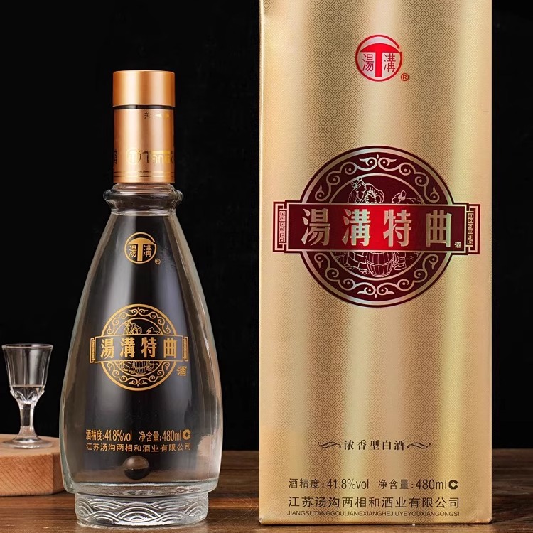 汤沟官方旗舰店 汤沟 41.8度特曲 白酒 纯粮酿酒白酒 整箱 汤沟酒