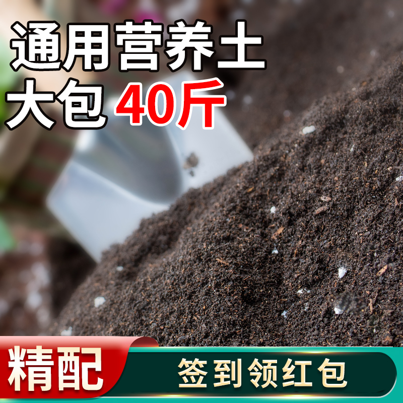 营养土种菜土通用型养花有机花土泥土肥料40斤土壤多肉绿萝种植土 - 图2