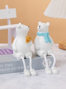 家居客厅装饰婚房摆设墙壁挂件卡通可爱情侣吊脚娃娃小礼品摆件