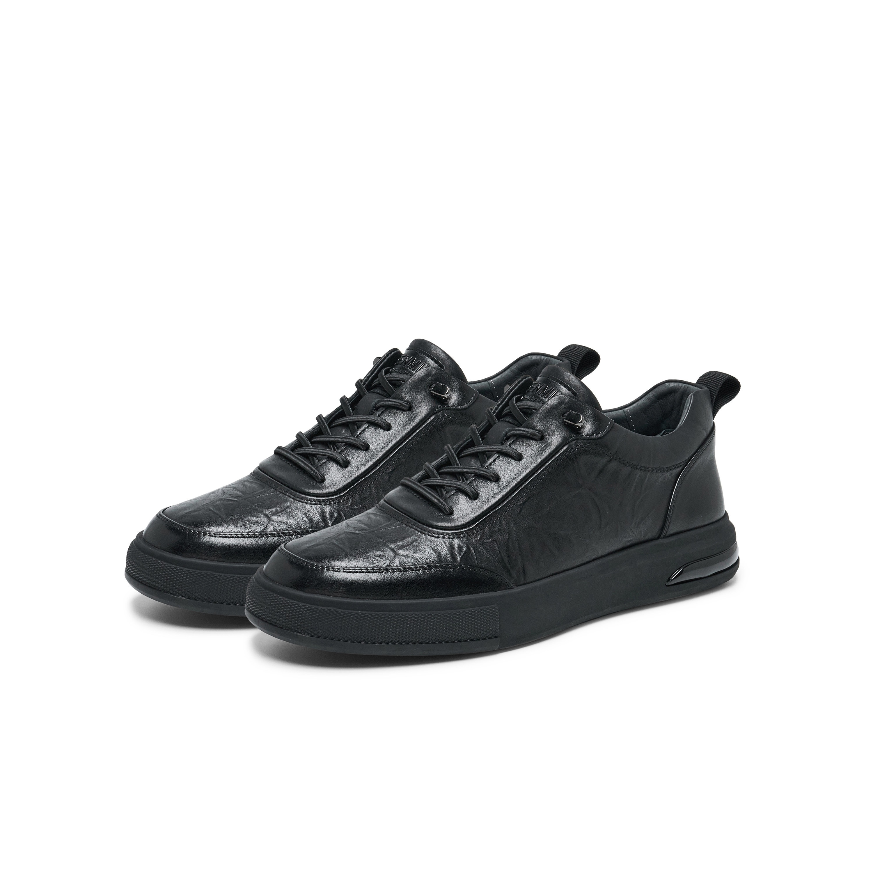 天美意鞋子男鞋商场同款纯色系带百搭舒适通勤男皮靴3UW01DM4,淘宝优惠券,粉丝福利购,淘宝优惠卷