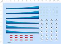 80091 whole edition of glue 1 24 South Tiancheng Construction CNG Lflowering car model Water sticker label Dingding to make a custom
