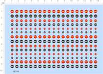 68784 whole edition of glue 1 18 car rim Benz Audi Ferrari GTR Land Rover Range Rover model Water sticker