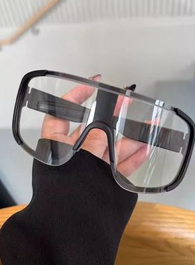 骑行专用墨镜男女护目镜一体片大框太阳眼镜防紫外线防风休闲滑雪