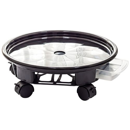 德国加厚可移动花盆托盘万向轮带接水盘底座大号塑料盆栽花盘垫底 - 图3