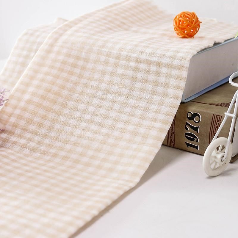 工厂有机棉双层彩棉双层格子纱布夏季透气纱布婴儿宝宝尿布面料,淘宝优惠券,粉丝福利购,淘宝优惠卷