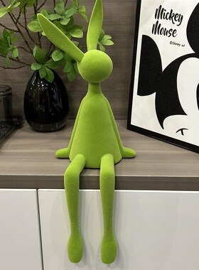 兔兔装饰家居摆件电视柜家居桌面简约礼物摆件装饰品Y酒柜网红创