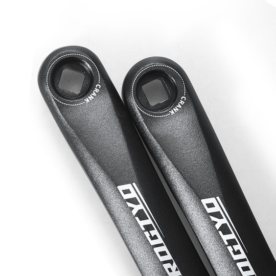 ROGTYO自行车曲柄脚踏板连接杆山地公路车170曲柄铝合金方孔