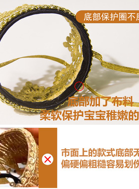 圣诞节儿童爱莎艾莎公主生日皇冠婴儿宝王冠发带周岁皇冠头饰发饰