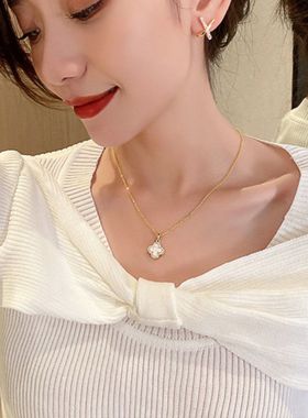 CloverNecklace四叶草项链小香风