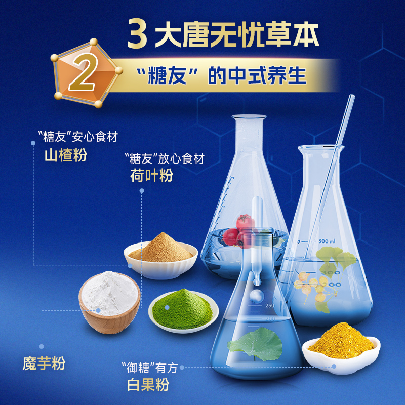 南山唐无忧中老年人高钙低脂奶粉无蔗糖三高糖尿人专用官方旗舰店