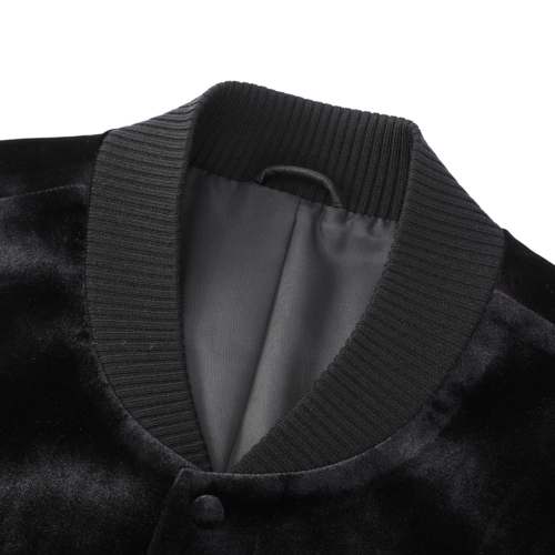 ANDREW MACKENZIE男士 秋冬款休闲舒适棒球领夹克外套上衣 - 图1