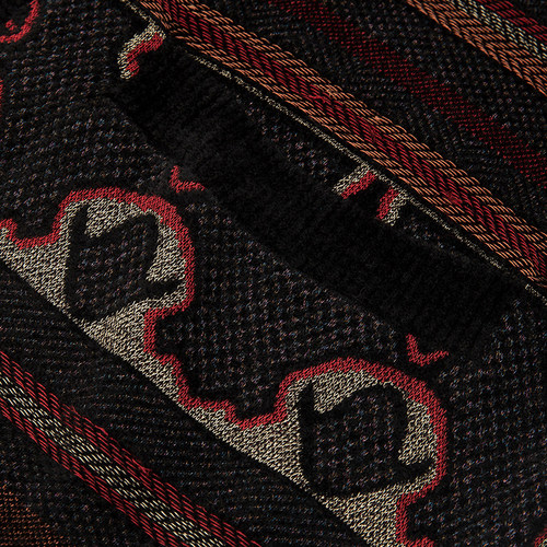 ANDREW MACKENZIE意大利男装秋冬新款V领花纹针织551062133602 - 图3