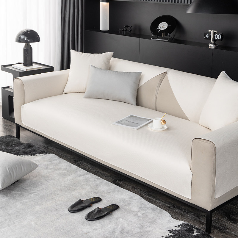防水沙发垫子轻奢现代高级感四季通用皮科技布美式坐垫不粘毛套罩,淘宝优惠券,粉丝福利购,淘宝优惠卷