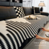 High-end sofa cushion for all seasons 2026 new special-shaped light luxury three-seater and one imperial concubine anti-slip leather sofa cushion