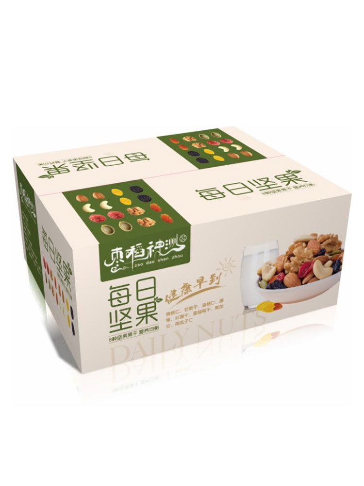 枣稻神州每日坚果30包八种混合礼盒孕妇零食早餐营养干果600g洲 - 图2