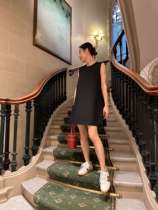 THE EASE Comfort Pie D Home silk wool Libra dress 2 pieces suit Spring summer vest waistcoat for small black dress